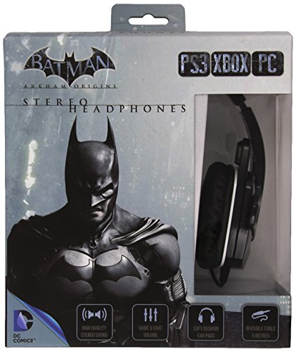 Batman Arkham Origins Gaming Headset Kopfhörer Mikrofon für PC PS3 XBOX 360 Konsole