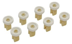 Zanussi Dishwasher Upper Basket Wheels x 8 Genuine Models Listed