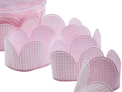 Furlanis H1350_B20_25 Nastro Portaconfetti (90 Pezzi da 5 Petali), taffettà, Bamby Rosa, 15x15x7 cm, unità