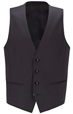 BOSS Mens Waistcoat Black 34
