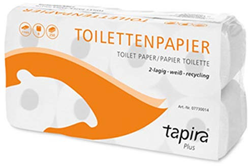 Neutral 07730004 Toilettenpapier, 2-lagig, weiß recycling, großpackung