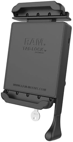 Ram-Mount Tab-Lock Locking Cradle stoßfeste Schutzhülle für Tablet (stoßfest, Samsung, Galaxy Tab 4 7.0, 594 g, schwarz)