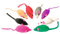 Zolux Pack de 8 Jouets Souris Fourrure pour Chat