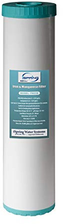 iSpring Whole House Water Filter Cartridge, Eisen & Mangan reduzierende Wasserfilter Whole House, 4.5 x 20, Modell: FM25B