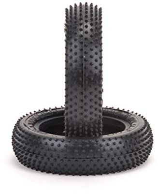 Schumacher Racing U6609 Slim Mini Pin Tyres - Front - Yellow (pr)