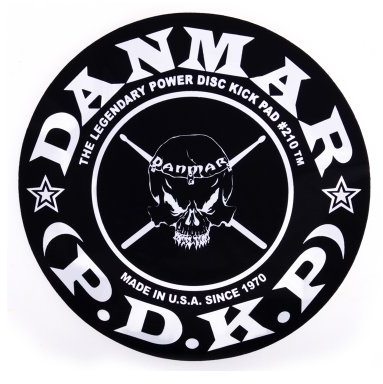 Danmar DA 210SK Skull Design Single Bass Drum Impact Pad
