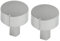 Diplomat ADP Series Oven Cooker Hob Control Switch Knobs (Silver, Pack of 2)