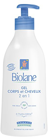 Lot de 2 gels corps et cheveux 2 en 1 Biolane