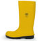 Stivali di Sicurezza di Alta qualità, Uomo, con Tappo in Acciaio e Suola di Sicurezza, Gomma, Soletta incl per Piedi Caldi e asciutti, Cuscinetto & Industria, Giallo, EU 44