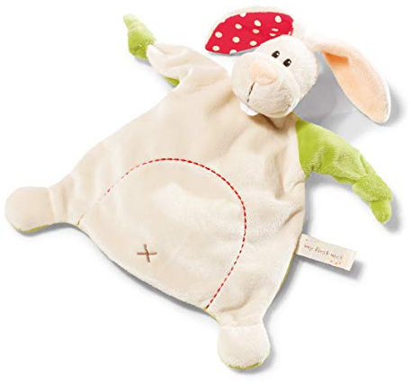 NICI Plüsch NICI Schmusetuch Hase 25x25cm (39679), Beige
