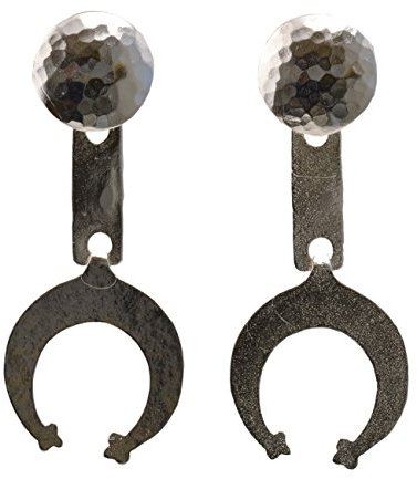 Oro degli Etruschi „Falce Lunare“ Ohrringe aus 925er Silber