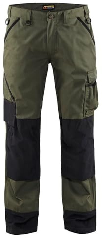 Blakläder Gartenbundhose, 1 Stück, Größe C56, militär-grün / schwarz, 145418354699C56
