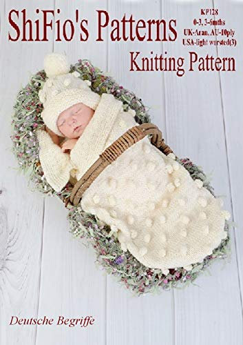 Strickanleitung - KP128 - Schlafsack – Pucksack für Babys in 2 Größen
