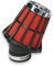 Malossi Racing - Filtro dell'aria a griglia 38 mm, colore: Rosso/Nero