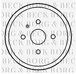 Borg & Beck BBR7183 Brake Drum To Fit VW Lupo 1 0i 1 4i 1 7TD 2/99-