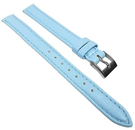 Graf Manufaktur Miami Uhrenarmband Kalbnappa Band Hellblau 22558S, Stegbreite:22mm