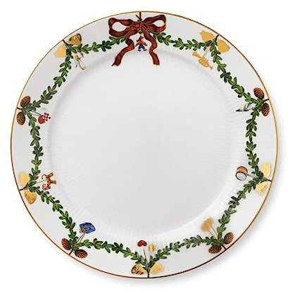 Royal Copenhagen - Speiseteller/Essteller/Teller - Star Fluted Christmas - Porzellan - Ø 27 cm