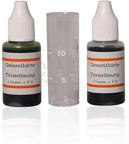 AQMOS Wasserhärte Messung °dH Doppellpackung Härtemessbesteck