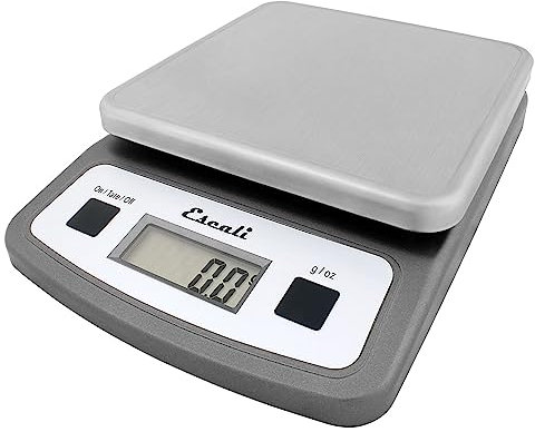 San Jamar/Escali SCDG2LP Nova 2 lb. Digital Portion Control Kitchen Scale