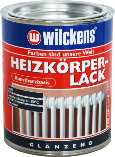 Wilckens Heizkörperlack, weiß, 2,5 Liter - Kunstharz, Glänzend, Heizkörperlack, Haushaltslack, 3311161