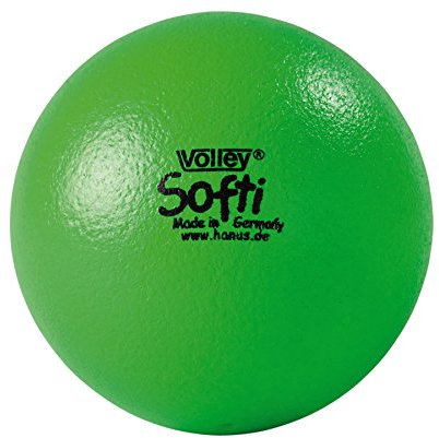 Volley Softbälle SOFTI mit Elefantenhaut, Ø ca. 16 cm Gewicht ca. 65 g, Farbe grün, Sprungverhalten o