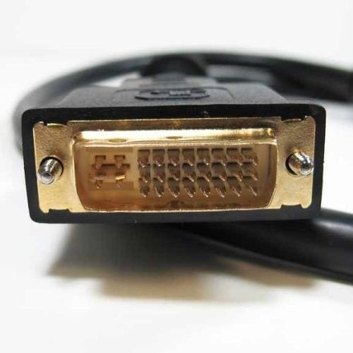 1,8 m (6 feet) DVI-I Dual Link (24 + 5) maschio a maschio digitale/analogico video cavo W/ferrite