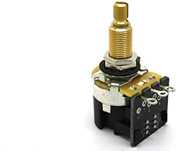 CTS Mojotone 500 K DPDT Push-Pull Logarithmischer Potentiometer Schieben und Ziehen langer Achse, geteilt/gespalten