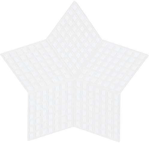 Darice Star Plastic Canvas Shape, Clear, 14 x 12 x 5 cm