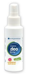 Deo Kristall Spray Grapefruit - ohne Alkohol - ohne Aluminiumchloride - ohne Tierversuche - Vegan - keine Flecken - Unisex - von EnergyBalance - 100ml