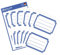 AVERY Zweckform 59687 Schuletiketten 12 Stück(Papier-Aufkleber für Mädchen und Jungen, blauer Rand, selbstklebend,starker Halt,beschriftbar, Namensschild, Namensaufkleber für Hefte, Mäppchen, Ordner)