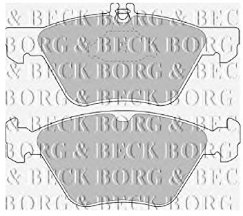 Borg & Beck BBP1393 Brake Pads To Fit Mercedes Benz (F) R90 approved