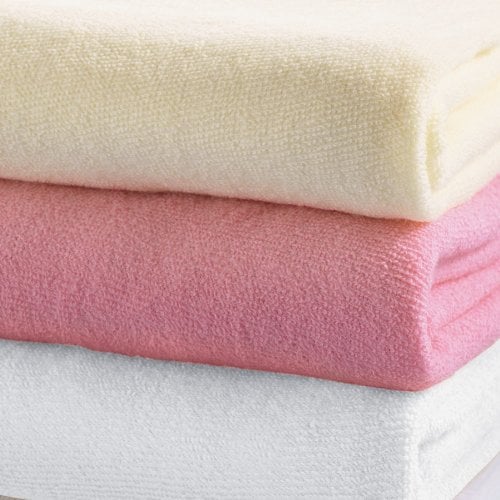 Chums Stretch Terry Fitted Sheets White Kingsize