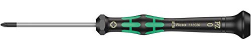 Wera 2055 PZ Elektroniker-Kreuzschlitzschraubendreher, PZ 0 x 60 mm, 05118030001