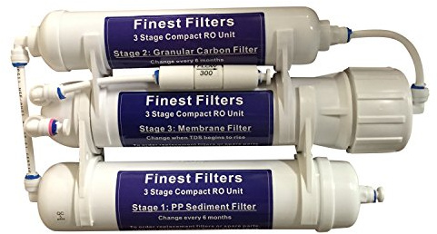 Finest-Filters Umkehrosmose-Anlage, kompakt, 3 Phasen, ca. 227 l/Tag, inkl. Zubehör