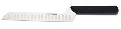 Johannes Giesser Messerfabrik Käsemesser mit Kullenschliff Messer, Grau, 20 cm