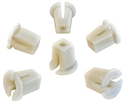 Spreizmutter Klips Universal Karosserie in Weiß 10 Stück