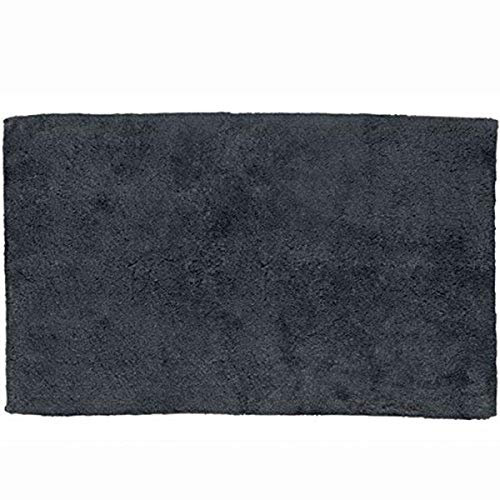 Kela Badematte Ladessa 65x55cm aus Baumwolle in dunkelgrau, 55 x 65 x 0.8 cm