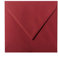 Paper24 25 Briefumschläge 12x12 cm, Umschläge quadratisch 12x12 cm, 120g/m², feuchtklebend in der Farbe: Bordeaux