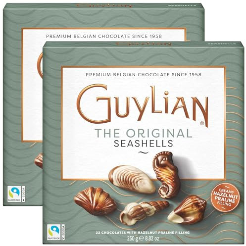 Chocolaterie Guylian Meeresfrüchte Nuss-Nougat, 2er Pack (2 x 250 g)
