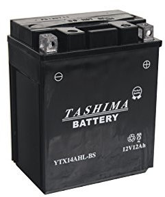 Greenstar 1327 Batterie haute performance sans entretien 12 V 12 A YTX14AHLBS +HD, Noir