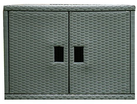 MSpa a-939 Aufbewahrungsbox Schrank Korbgeflecht Einheit