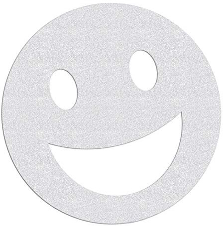 Happy Face Sticker reflektierend, Reflektoraufkleber
