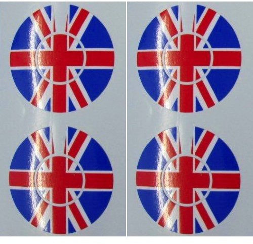 Lawn Indoor Outdoor Bowls National ID Identification Stickers Set Of 4 (Great Britain)