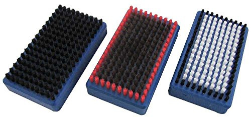 Holmenkol Bürsten-Set Nylon, Rosshaar, Bronze