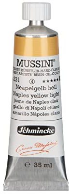 MUSSINI® - finest artist's resin oil colors, Naples yellow light - 35 ml