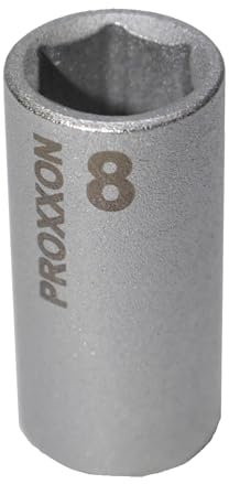 PROXXON 23718 Steckschlüsseleinsatz / Nuss 8mm Antrieb 6,3mm (1/4)