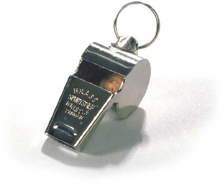 Relags Pfeife Signalpfeife aus Messing, Silber, One Size, 051800