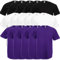 FRUIT OF THE LOOM Valueweight - Maglietta a Maniche Corte da Uomo, Confezione da 5, 5 x Nero, 5 x Bianco, 5 x Viola, 2XL - Pack of 15