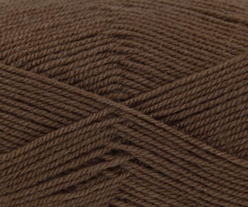 King Cole Dollymix DK Yarn | 25g Ball | Premium Acrylic Double Knitting Wool for Toy Making, Amigurumi and Colourful Crafts (37 Taupe)