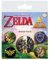 The Legend Of Zelda, Abzeichen, 10 x 12.5 cm Mehrfarbig